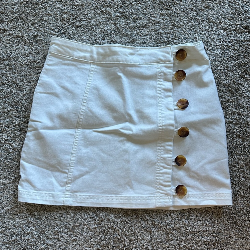 Free People Denim Mini Skirt